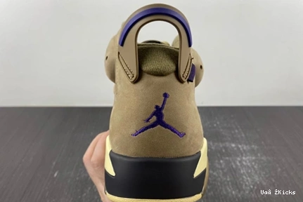 Jordan 6 602 Gore-Tex Kelp Breathable  Brown Retro FD1643-300 (Women's) 0719